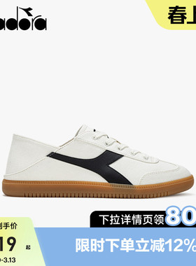 Diadora迪亚多纳男女一脚蹬帆布半拖休闲鞋Saunter SLIPON懒人鞋
