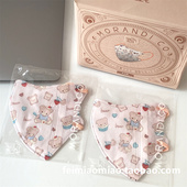 日本Morandi 透气小脸 co口罩立体成人卡通小熊兔兔防脱妆防护夏季