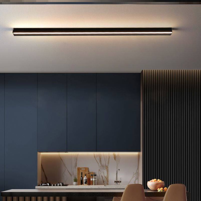 极简长条壁灯客厅背景墙简约线条灯轻奢卧室床头灯免接线充电壁灯