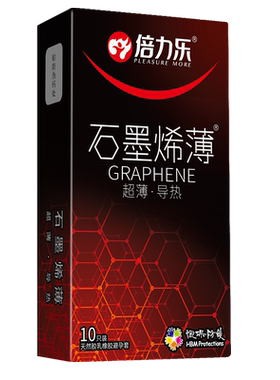 倍力乐石墨烯安全套g点颗粒安全套超薄避孕套持久装情趣用品男用t