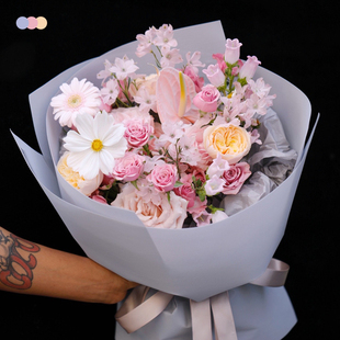 BITEOLOGY【罗曼蒂克风】送朋友礼物花束鲜花北京同城配新品F078