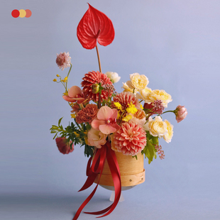 花束花艺鲜花送朋友北京同城配送F099 新品 BITEOLOGY 澜焰辞