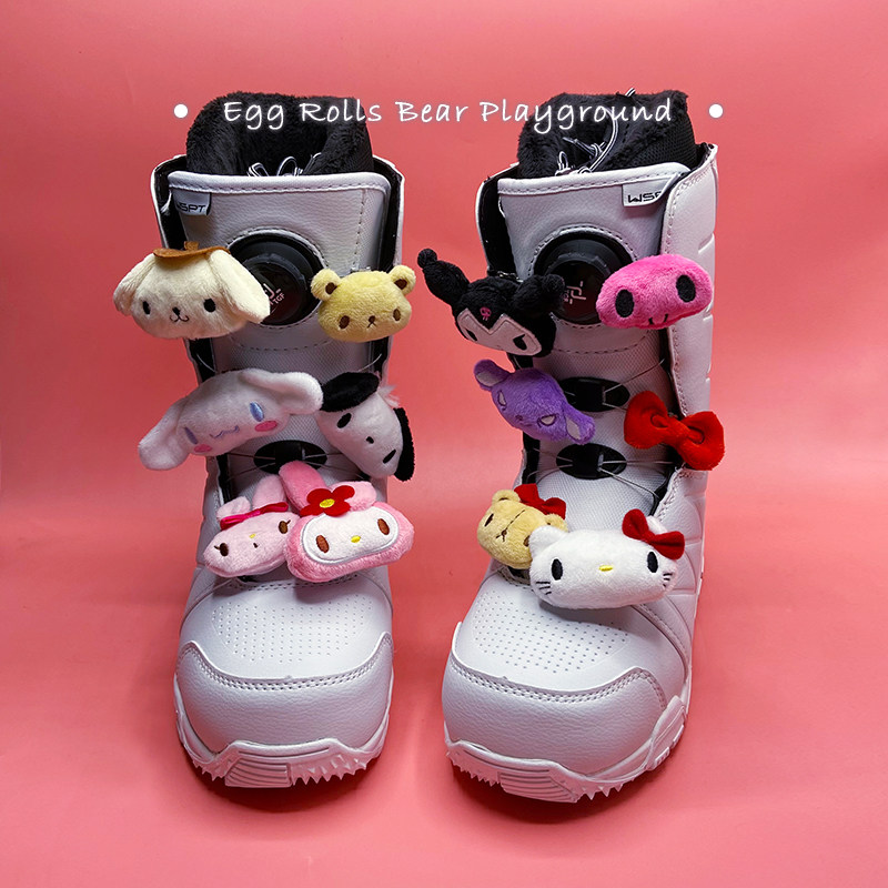 滑雪鞋装饰卡通可爱个性滑雪鞋带装饰鞋扣公仔娃娃单板通用,户外/登山/野营/旅行用品,单板滑雪鞋,淘宝优惠券,粉丝福利购,淘宝优惠卷