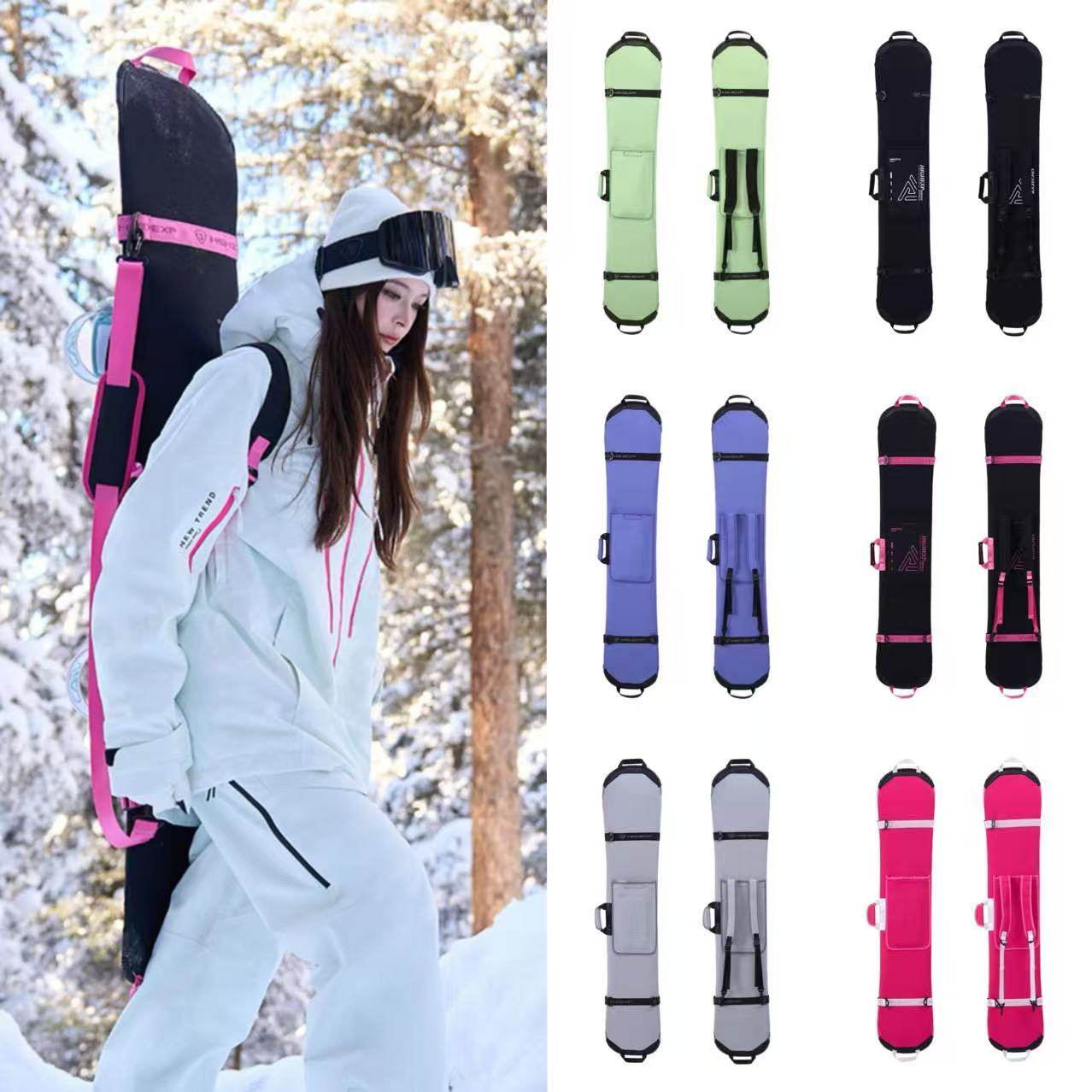至高新款单板饺子皮加厚耐磨单双肩收纳包板刃保护防碰撞滑雪装备,户外/登山/野营/旅行用品,滑雪专用包,淘宝优惠券,粉丝福利购,淘宝优惠卷