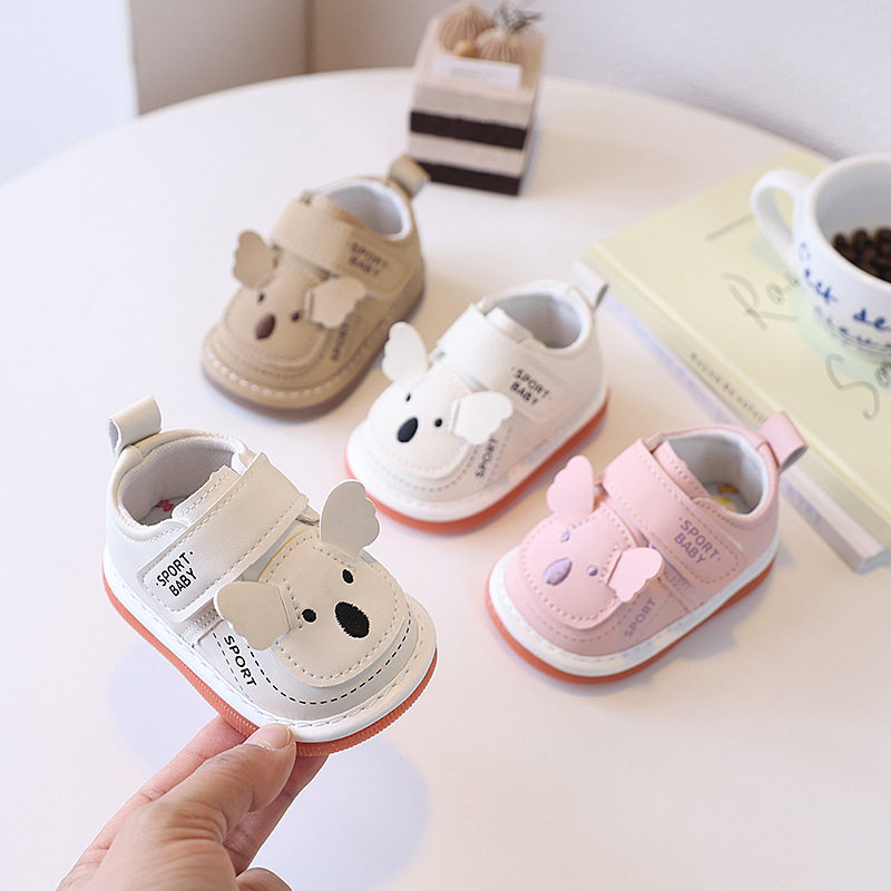 新款春秋婴幼儿单鞋女宝宝卡通软底叫叫鞋0-1到2岁男童学步鞋,童鞋/婴儿鞋/亲子鞋,婴儿步前鞋/袜鞋,淘宝优惠券,粉丝福利购,淘宝优惠卷
