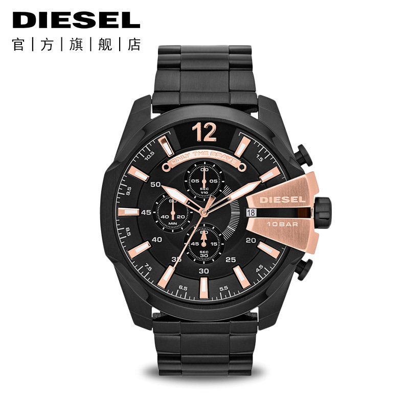 Diesel/µÏÈüÊÖ±í CHIEF¾ü¹ÙϵÁÐ ÈýÑÛ¼ÆÊ±ÈÕÏÔ ÖÁºÚÁ¦Á¿DZ4309