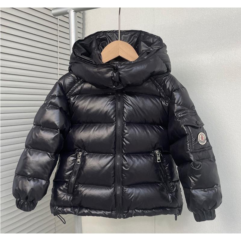 儿童羽绒服2025冬季新款加厚男女童中大童保暖三防亮面白鸭绒外套