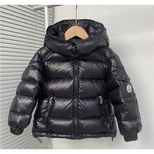 儿童羽绒服2025冬季新款加厚男女童中大童保暖三防亮面白鸭绒外套