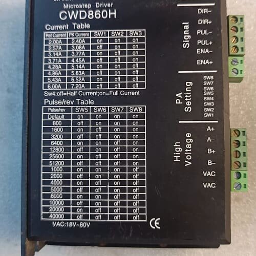 创伟步进驱动器CWD860H，有3台，功能正常使用，标是单价