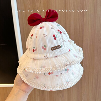 春秋季可爱超萌女童渔夫帽女宝宝