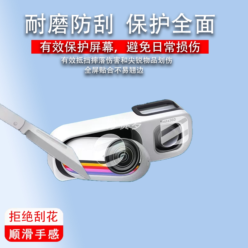 适用影石Insta360 GO 3S复古玩家限定版相机贴膜GO3S相机镜头膜图片