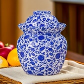 景德镇陶瓷泡菜坛老式 腌菜缸储物罐大中小密封罐腌咸蛋四川泡菜