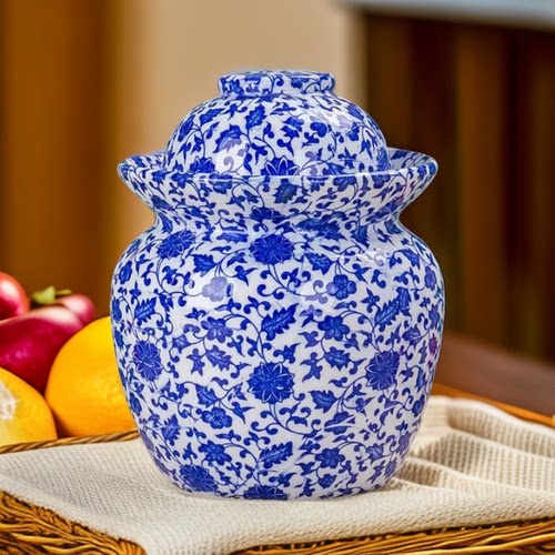 家用中式陶瓷密封泡菜坛腌菜缸