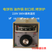 Original ted-2001 series temperature controller EA2 / K 0-300 degree electric cake pan fryer