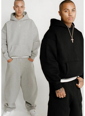 Sweats卫衣套装连帽宽松休闲百搭欧美明星同款嘻哈说唱街头潮流