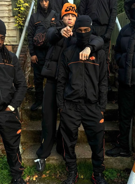 Synaworld薄款梭织套装欧美明星cench同款UKDRIPDRILL嘻哈街头