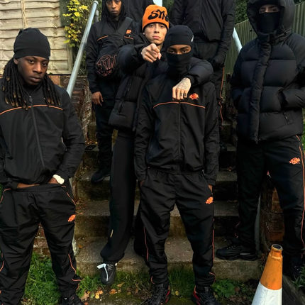 Synaworld薄款梭织套装欧美明星cench同款UKDRIPDRILL嘻哈街头