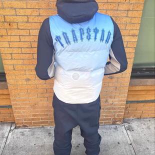 Trapstar羽绒棉马甲UKDRIPDRILL欧美明星同款说唱嘻哈街头保暖