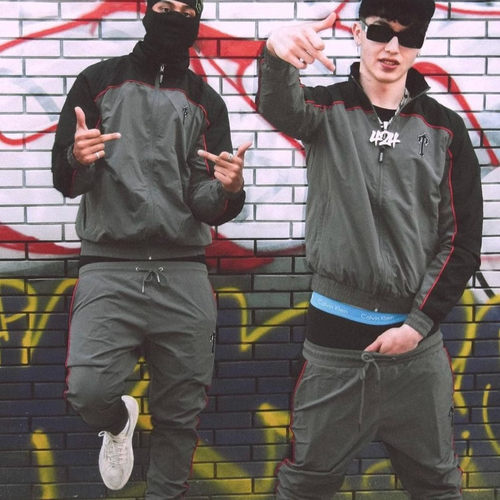 Trapstar薄款梭织套装夏季欧美