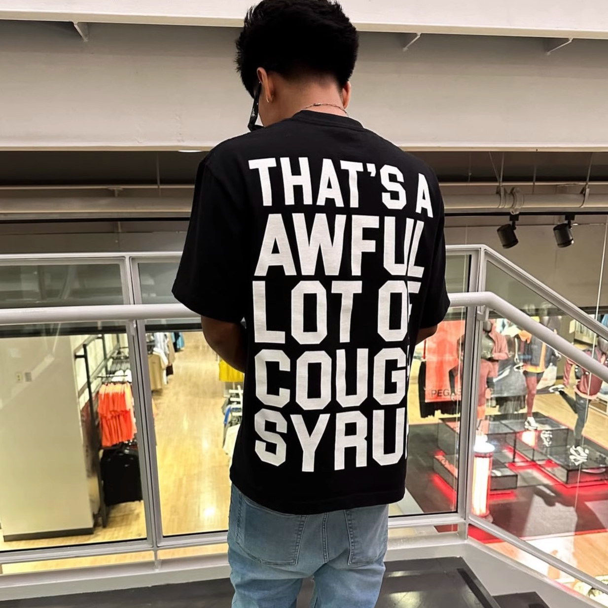 CoughSyrup夏季短袖T恤透气欧美