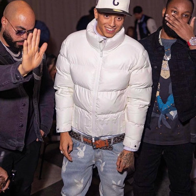 Trapstar羽绒棉服欧美明星同款