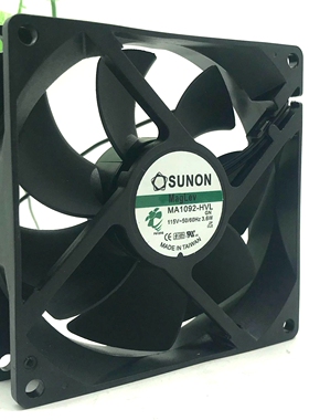 原装建准 MA1092-HVL.GN 115V 3.6W 50/60Hz 92X25MM 直流风机