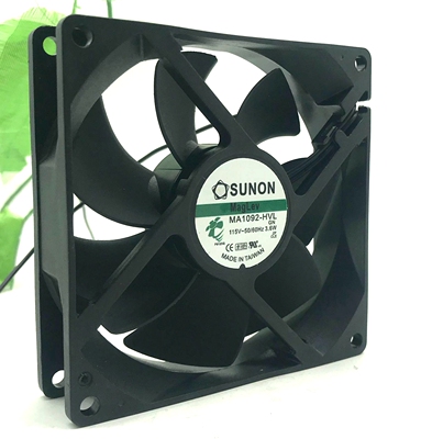 原装建准 MA1092-HVL.GN 115V 3.6W 50/60Hz 92X25MM 直流风机