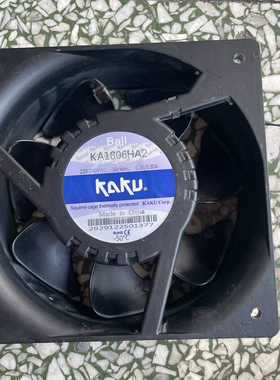 ka1806ha2全新原装台湾卡固18065 ac220v防水散热风扇HA3金属风机