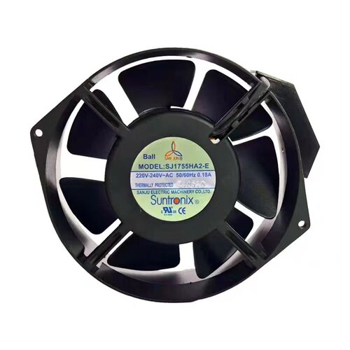 全新正品三巨SJ1755HA2-E AC220V 0.18A 1755 17CM 17055机柜风机