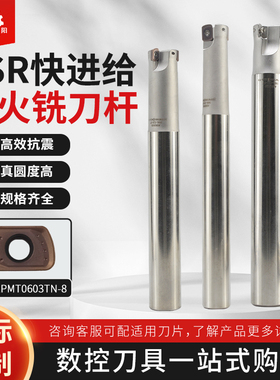 ASR06铣刀杆 数控铣刀杆 加工中心R2快进给立铣刀杆 EPNW0603刀片