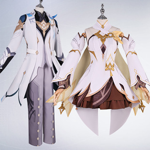 原神双子cos服原神复地重天空cospaly荧妹新皮肤cos服女装C服
