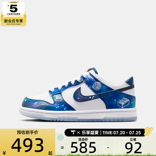 乐高联名丨NIKE耐克大童DUNK X LEGO G (GS)运动休闲鞋IM1448-100