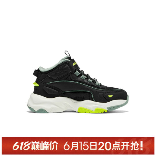 【TOP】SKECHERS斯凯奇儿童鞋ATHLEISURE运动休闲鞋406368L-BLK