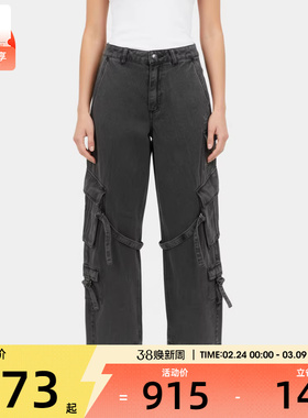 adidas阿迪达斯三叶草女子MULTI-PKT PANTS运动休闲长裤KU9535