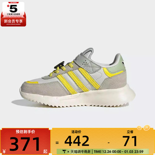 JS2471 休闲鞋 adidas阿迪达斯三叶草女小童RETROPY F2魔术贴运动鞋