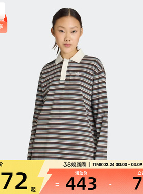 adidas阿迪达斯三叶草女子运动休闲长袖T恤KU8352