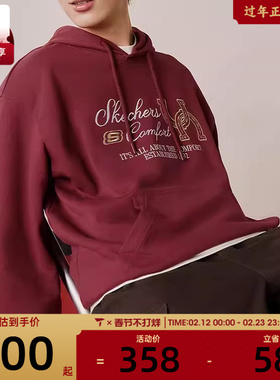 马年系列丨SKECHERS斯凯奇男女运动休闲套头衫卫衣L126U006-02WW