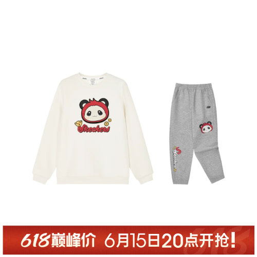 【TOP】SKECHERS斯凯奇小童运动休闲长袖套装L125B024-0211