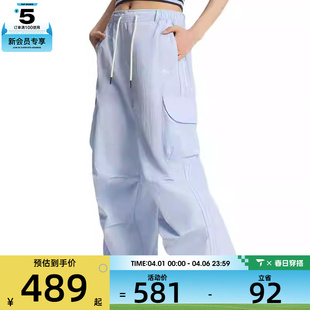 adidas阿迪达斯三叶草女子OG CARGO宽松休闲工装 长裤 KT3059