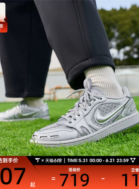 NIKE耐克女子AIR JORDAN 1低帮复古运动鞋训练篮球鞋HQ2186-002