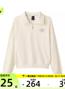 SKECHERS斯凯奇女子运动休闲套头衫卫衣L424W002-00V7