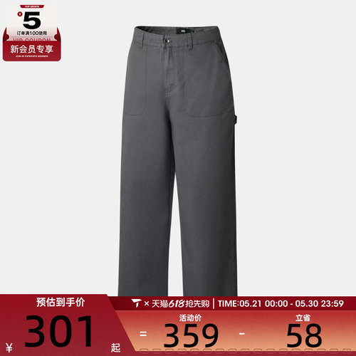 VANS范斯男子WORKWEAR PANT运动休闲长裤VN000QS11O7