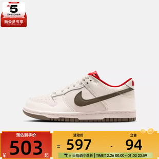 LOW DUNK 运动休闲鞋 020 马年系列 IQ9793 NIKE耐克大童NIKE