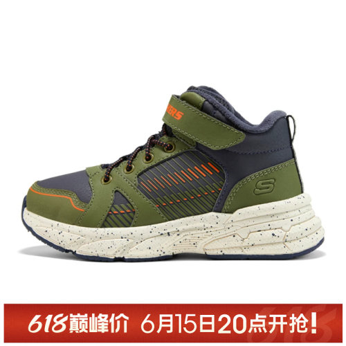 【TOP】SKECHERS斯凯奇儿童鞋ATHLEISURE运动休闲靴405339L-OLV
