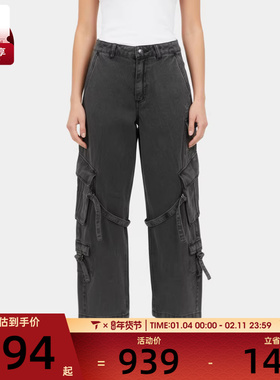 adidas阿迪达斯三叶草女子MULTI-PKT PANTS运动休闲长裤KU9535