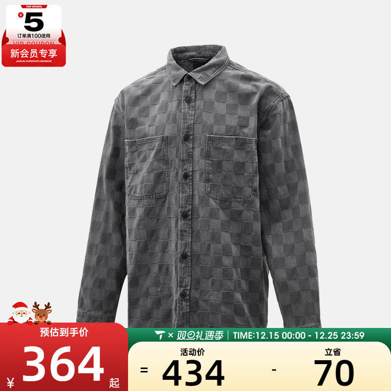 VANS范斯男子CheckerboardDenin运动休闲长袖衬衫VN000P84EMV