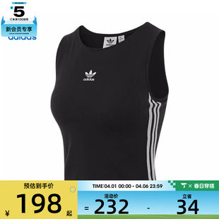 TANK运动休闲无袖 T恤KB6417 PAD adidas阿迪达斯三叶草女子3S