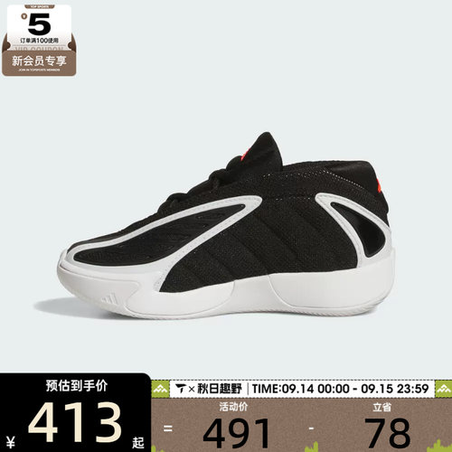 adidas阿迪达斯男小童爱德华兹2运动鞋训练篮球鞋JR9376