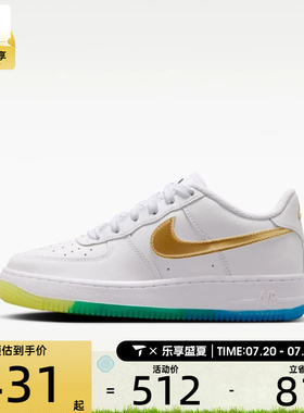 NIKE耐克大童AIR FORCE 1 WC (GS)运动休闲鞋IR3538-100