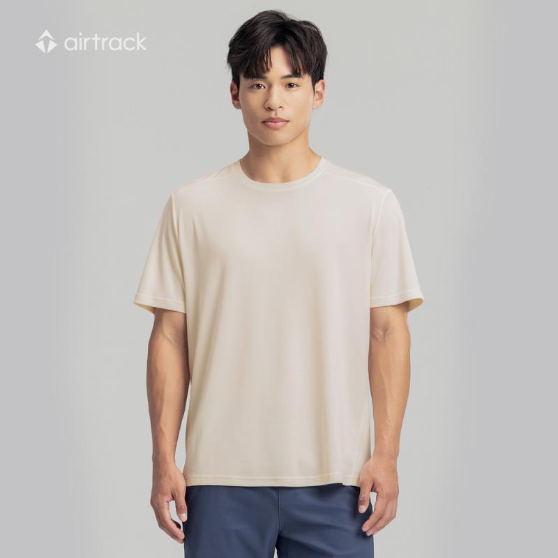 【airtrack】男子夏季透气排汗圆领百搭运动休闲透气跑步T恤学生
